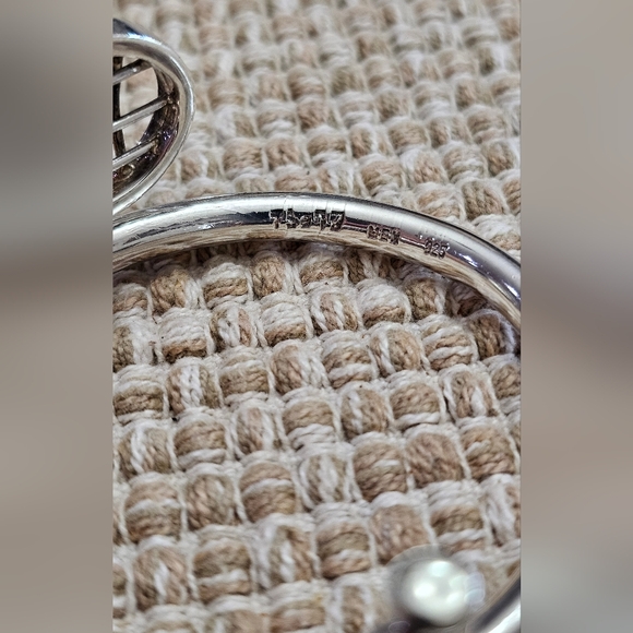 925 Sterling Silver Tennis Racket & Ball Cuff Bracelet imported Taxco Mexico EUC - Picture 5 of 6